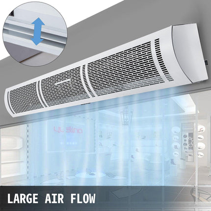 Air Curtain Door Air Curtain, 3 Adjustable Speeds 60-Inch Air Curtain Commercial.