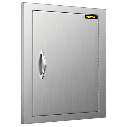 46X51CM Outdoor Kitchen BBQ Door Commercial Stainless Steel Single Access Door.