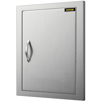 46X51CM Outdoor Kitchen BBQ Door Commercial Stainless Steel Single Access Door.