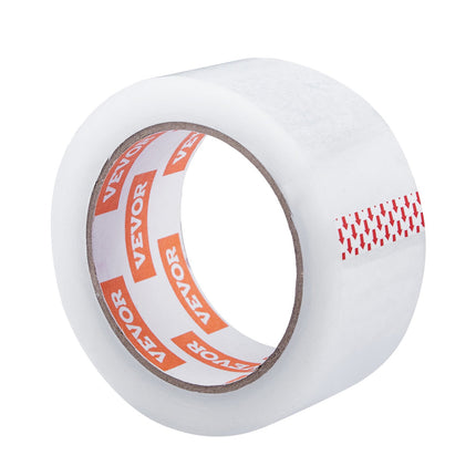 Packing Tape 6 Rolls 65 Yards Clear Shipping Tape with Dispenser 2.7 Mil.