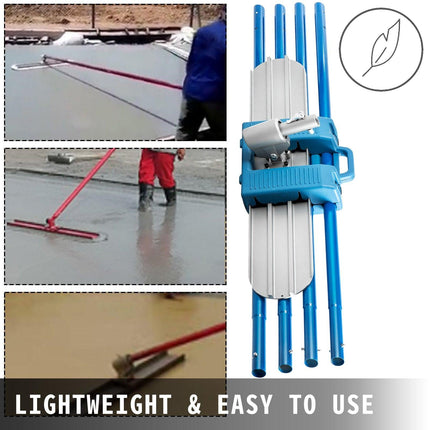 Bull Float Magnesium Concrete Float 48 x 8" Round End Concrete Float Tool Cement Tool Bull Concrete Kit Bull Float with 4 Float Handle Bull Float Bracket Concrete Tools Finishing Bull Float.