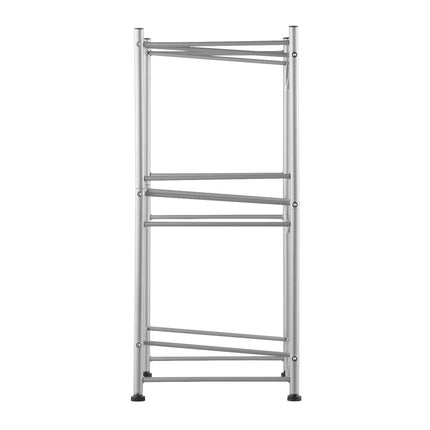 3 Tiers Water Jug Holder, 5 Gallon Water Bottle Holder, Single Row Water Bottle Rack for 3 Bottles, Heavy Duty Water Jug Rack for Kitchen, Office, Living Room, Silver.