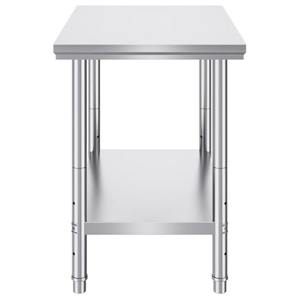 910x610mm Stainless Steel Kitchen Bench Commercial Work Food Prep Table.