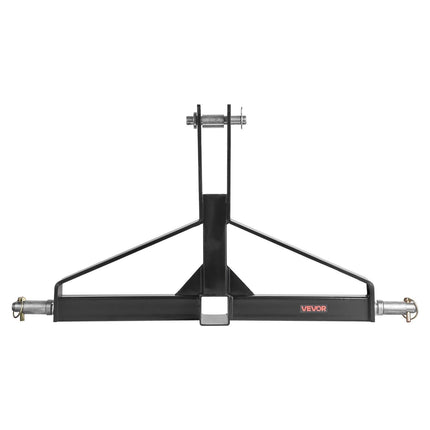 3 Point Trailer Hitch with 2 in Receiver, 3pt Quick Hitch Attachment for Category 1 Tractor, 3000lbs Capacity, Tow Drawbar Adapter, Compatible with Kubota, Mahindra, Ford, Yanmar, John Deere.