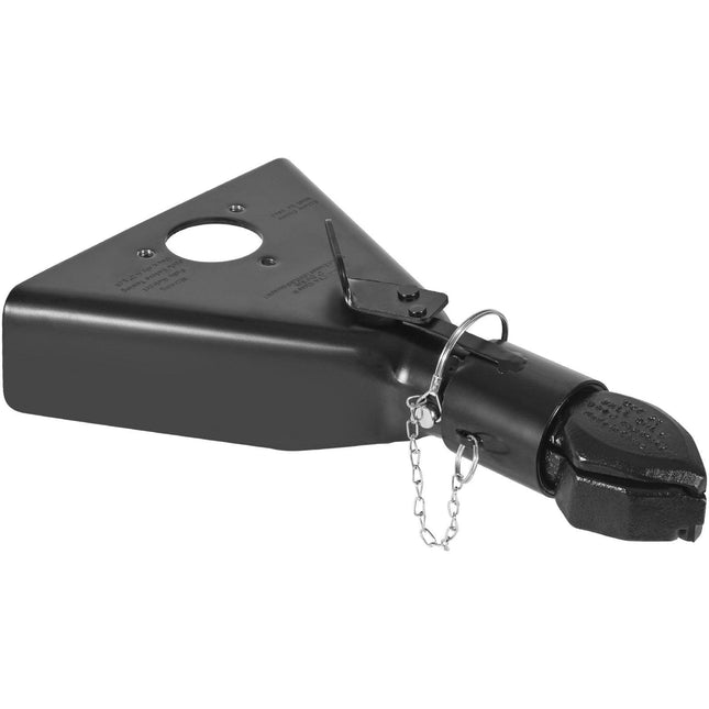 A-Frame Trailer Coupler, Fits 2-Inch Hitch Ball Size, 7000 lbs Towing Capacity, Heavy Duty Steel Coupler, Ideal for Towing Station Wagons, Pickup Trucks, SUVs, Campers, Black Coating Surface.