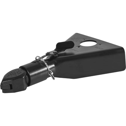 A-Frame Trailer Coupler, Fits 2-Inch Hitch Ball Size, 7000 lbs Towing Capacity, Heavy Duty Steel Coupler, Ideal for Towing Station Wagons, Pickup Trucks, SUVs, Campers, Black Coating Surface.