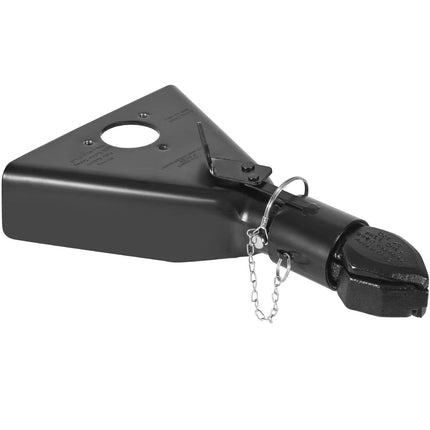 A-Frame Trailer Coupler, Fits 2-Inch Hitch Ball Size, 7000 lbs Towing Capacity, Heavy Duty Steel Coupler, Ideal for Towing Station Wagons, Pickup Trucks, SUVs, Campers, Black Coating Surface.
