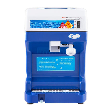 VEVOR Ice Shaver 265LBS/Hour Snow Cone Frozen Ice Shaving Slushie Dessert Maker Stainless Steel Food Grade for Kitchen Home Bars.