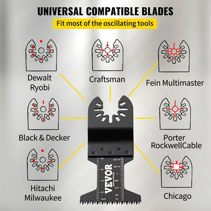 Oscillating Multi Tool Saw Blades Multi Tool Blades 50PCS for Wood Metal.