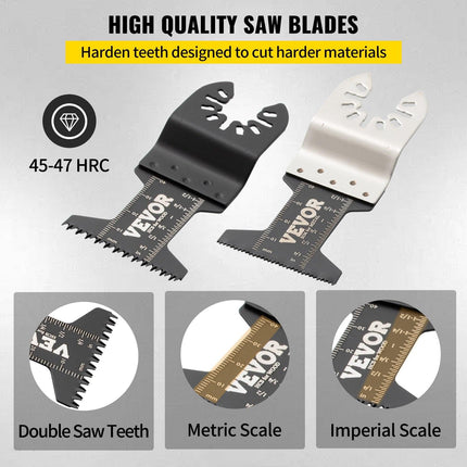 Oscillating Multi Tool Saw Blades Multi Tool Blades 50PCS for Wood Metal.