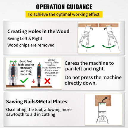 Oscillating Multi Tool Saw Blades Multi Tool Blades 50PCS for Wood Metal.