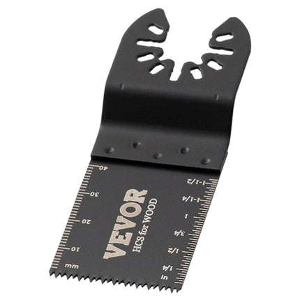 100PCS Oscillating Saw Blades, Quick Release Multitool Blades Kit, HCS Tool Blades for Wood Plastic, Compatible with Dewalt Dremel Fein Worx Bosch Makita Milwaukee.