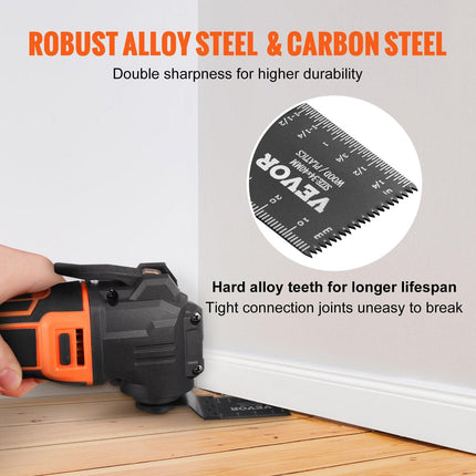 50PCS Oscillating Saw Blades, Universal Quick Release Oscillating Saw Blades, Multitool Tool Blades for Wood Plastic Aluminum, Fit Dewalt Bosch Milwaukee Hitachi Chicago Craftsman.