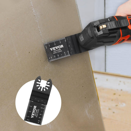 50PCS Oscillating Saw Blades, Universal Quick Release Oscillating Saw Blades, Multitool Tool Blades for Wood Plastic Aluminum, Fit Dewalt Bosch Milwaukee Hitachi Chicago Craftsman.