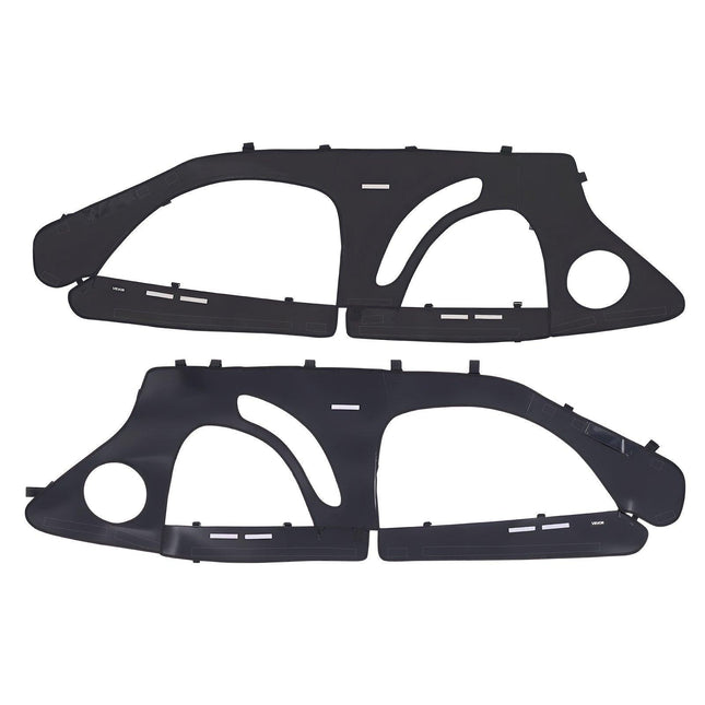 Cab Enclosure Upper Doors, Compatible with Polaris RZR PRO 2020-2024/Polaris RZR Turbo2022-2024, Soft Upper Doors, Upgraded Zipper UTV Soft Side Window Kit, Fit with Side Mirrors and Windshields.