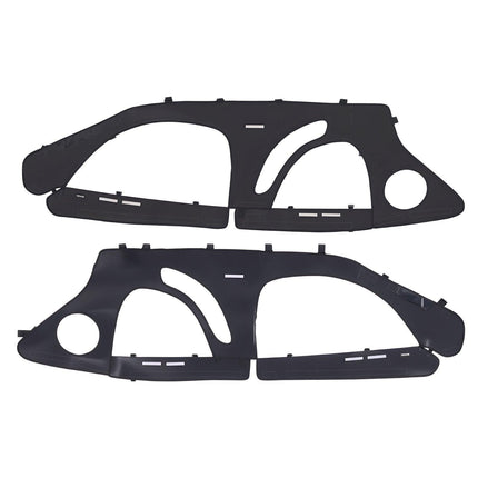 Cab Enclosure Upper Doors, Compatible with Polaris RZR PRO 2020-2024/Polaris RZR Turbo2022-2024, Soft Upper Doors, Upgraded Zipper UTV Soft Side Window Kit, Fit with Side Mirrors and Windshields.