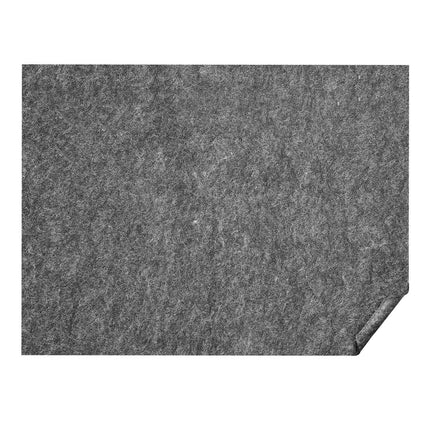 Rug Pad Without Slip Resistance, Protective Cushioning Carpet Pad, 9' x 12', 1/4"Thick, 100% Pure Polyester Felt, 10-11㎡ Premium Comfort Underfoot Carpet Padding Rug Cushion for All Floors, Gray.