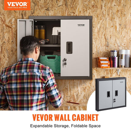 Foldable Wall Cabinet Garage Cabinet Wall Mounted 26.
