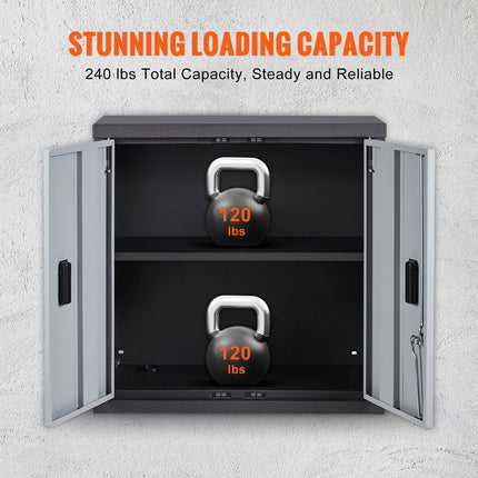 Foldable Wall Cabinet Garage Cabinet Wall Mounted 26.