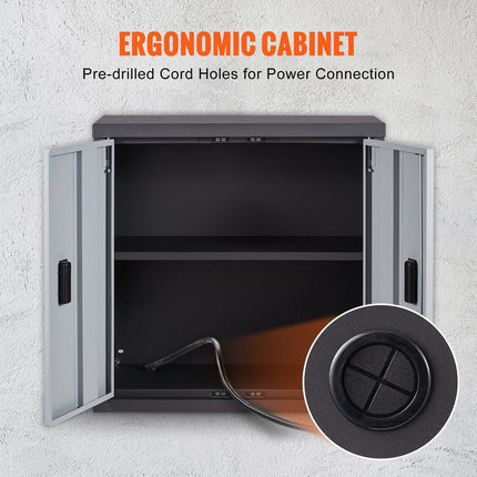 Foldable Wall Cabinet Garage Cabinet Wall Mounted 26.