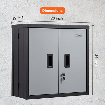 Foldable Wall Cabinet Garage Cabinet Wall Mounted 26.
