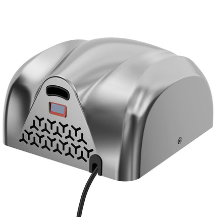 Heavy Duty Commercial Hand Dryer, 1800W Automatic High Speed Stainless Steel Warm Wind Hand Blower, 220V-240V Plug In/Hardwired Two Power Options, Compliant for Industry Business Restrooms.