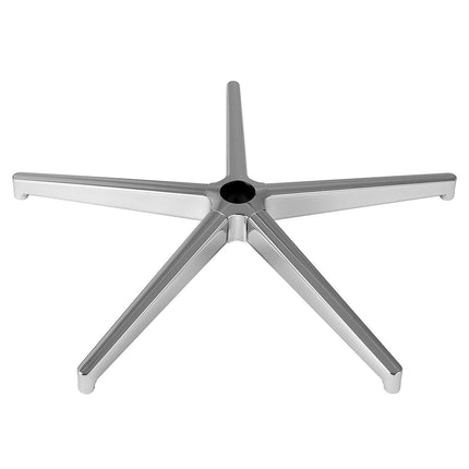 Office Chair Base Replacement, 710 mm 1134 kg Static Load Capacity, Heavy Duty Universal Computer Desk Chair Stool Base Part with Reinforced Metal Legs, Desk Chair Base Replacement Parts, Silver.