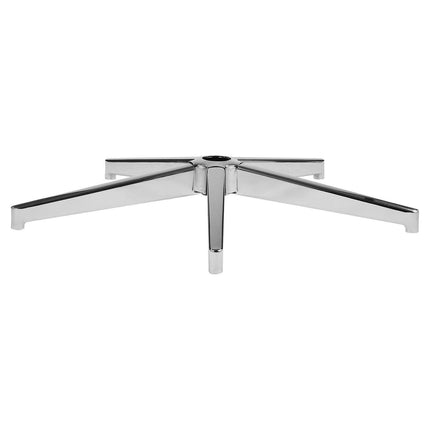 Office Chair Base Replacement, 710 mm 1134 kg Static Load Capacity, Heavy Duty Universal Computer Desk Chair Stool Base Part with Reinforced Metal Legs, Desk Chair Base Replacement Parts, Silver.