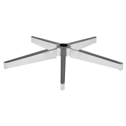 Office Chair Base Replacement, 710 mm 1134 kg Static Load Capacity, Heavy Duty Universal Computer Desk Chair Stool Base Part with Reinforced Metal Legs, Desk Chair Base Replacement Parts, Silver.