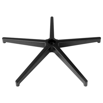 Office Chair Base Replacement, 710 mm, 1134 kg Static Load Capacity, Heavy Duty Universal Computer Desk Chair Stool Base Part with Reinforced Metal Legs, Desk Chair Base Replacement Parts, Black.