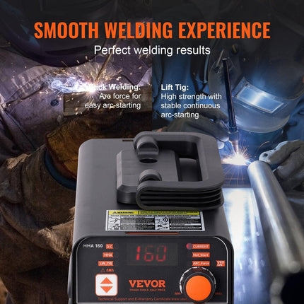 ARC Stick Welder 220V 120A 2-in-1 Lift TIG Welding Machine Hot Start.