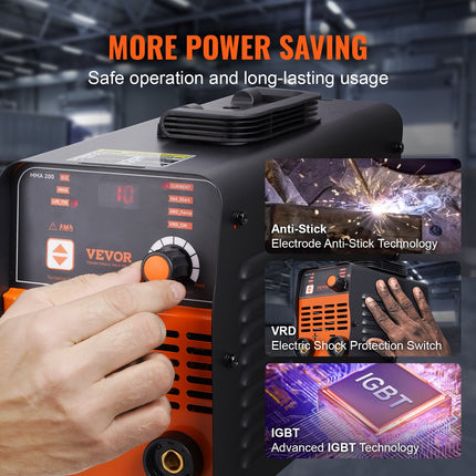 ARC Stick Welder 220V 160A 2in1 Lift TIG Welding Machine Hot Start.