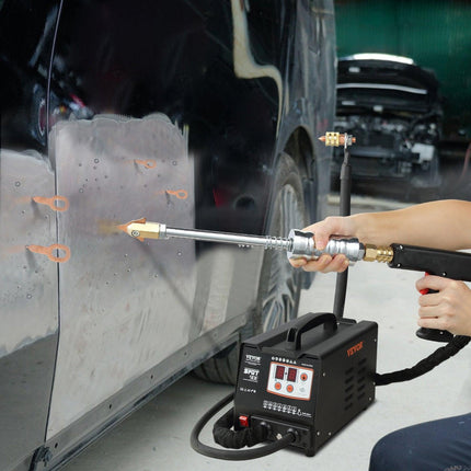 Stud Welder Dent Repair Kit, Spot Welding Machine with Slide Hammer Dent Puller, Professional Dent Removal Kit for Auto Body Dent Repair.