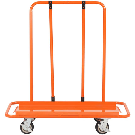Drywall Cart, 3000 LBS Panel Dolly Cart with 45.28" x 21.8" Deck and 5" Swivel Wheels, Heavy-Duty Drywall Sheet Cart, Handling Wall Panel, Sheetrock, Lumber, for Garage, Home, Warehouse.