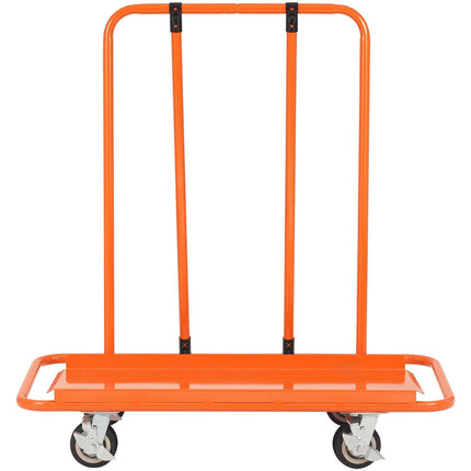 Drywall Cart, 3000 LBS Panel Dolly Cart with 45.28" x 21.8" Deck and 5" Swivel Wheels, Heavy-Duty Drywall Sheet Cart, Handling Wall Panel, Sheetrock, Lumber, for Garage, Home, Warehouse.