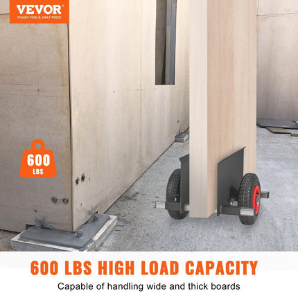 Panel Dolly, 600LBS Capacity Slab Dolly, Heavy-duty Drywall Mover with 8" Pneumatic Wheels, Adjustable Clamp Panel Cart for Drywall Sheet, Material Handling, All Terrain Moving Cart.