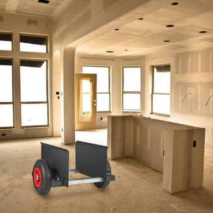 Panel Dolly, 600LBS Capacity Slab Dolly, Heavy-duty Drywall Mover with 8" Pneumatic Wheels, Adjustable Clamp Panel Cart for Drywall Sheet, Material Handling, All Terrain Moving Cart.