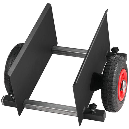 Panel Dolly, 600LBS Capacity Slab Dolly, Heavy-duty Drywall Mover with 8" Pneumatic Wheels, Adjustable Clamp Panel Cart for Drywall Sheet, Material Handling, All Terrain Moving Cart.