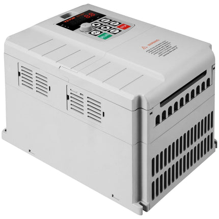 VFD 10HP, 7.5KW, 34A, 1 Phase 220V-240V Input to 3 Phase 220V-240V Output Variable Frequency Drive, 0-400Hz VFD for AC Motor Speed Control.