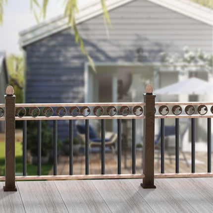 Staircase Metal Balusters, 32.28"x1"x0.2" Flat Aluminum Alloy Decorative Banister Spindles, 51 Pack Deck Baluster with Screws, Classic Hollow Deck Railing Satin Black Powder Coated for Porch.