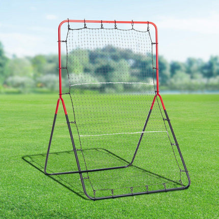 Baseball And Softball Rebounder Net, 3 x 4.5 ft PitchBack Baseball Pitching Nest, 3-Way Baseball, Softball Pitchback Net, Fielding Trainer, Bounce Back Net for Fielding/Throwing Practice.