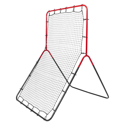 Baseball And Softball Rebounder Net, 3 x 4.5 ft PitchBack Baseball Pitching Nest, 3-Way Baseball, Softball Pitchback Net, Fielding Trainer, Bounce Back Net for Fielding/Throwing Practice.