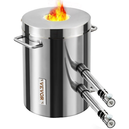12KG Propane Smelting Furnace Kit Melting Furnace Double Burners 2700℉.