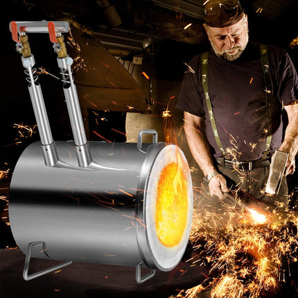 12KG Propane Smelting Furnace Kit Melting Furnace Double Burners 2700℉.