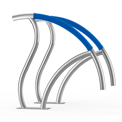 Pool Handrail 2 PCS 30x30in Stainless Steel with Base Plate for Spas.