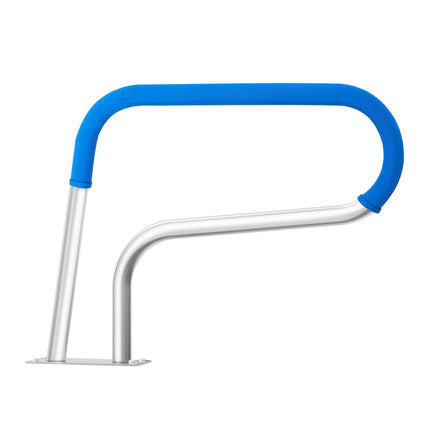 Pool Handrail, 32 x 23 inch Pool Railing, Stainless Steel with Base Plate for Indoor/Outdoor Pools,Swimming Pool Safety Railing for Decks,Rust-Proof Grab Bar w/ Grip Cover&Accessories for Spas.