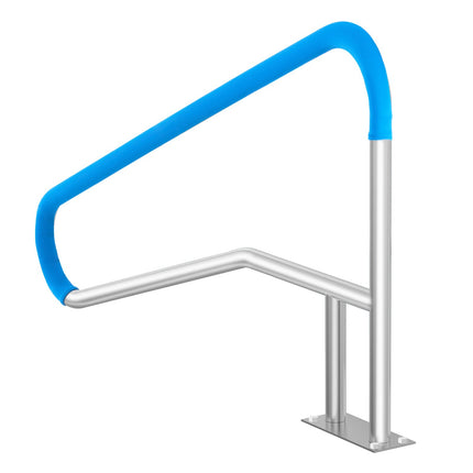 Pool Handrail 55 x 32 inch Stainless Steel with Base Plate for Spas.