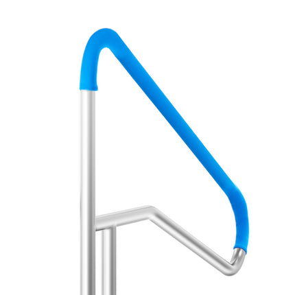 Pool Handrail 55 x 32 inch Stainless Steel with Base Plate for Spas.