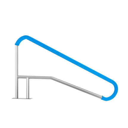 Pool Handrail 55 x 32 inch Stainless Steel with Base Plate for Spas.
