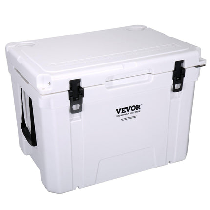 Insulated Portable Cooler, 65 qt, Holds 65 Cans, Ice Retention Hard Cooler with Heavy Duty Handle, Ice Chest Lunch Box for Camping, Beach, Picnic, Travel, Outdoor, Keeps Ice for up to 6 Days.